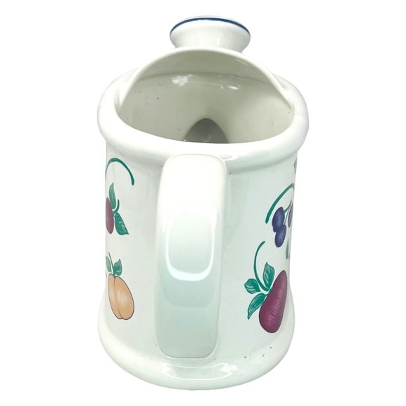 Orchard Medley by Princess House Vintage Ceramic Watering Pitcher - Picture 6 of 10